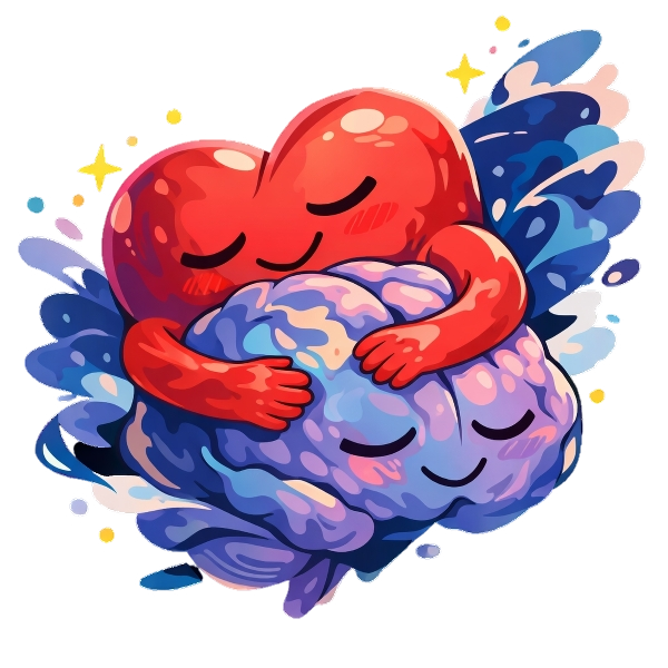 Ilustración de pensamientos liberándose